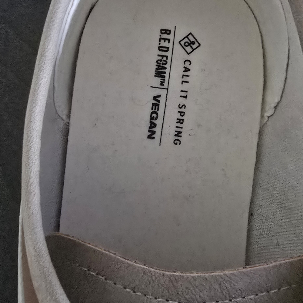 (Call It Spring) Beige and White Sneakers ( Brand NEW) - Picture 5 of 10